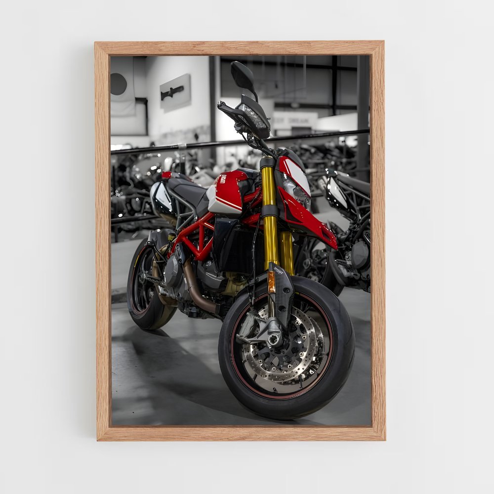 Poster Garage de l'Adrenaline – affiche Ducati (vue 4)